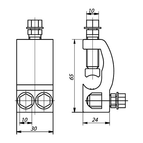 Ответвительный зажим (CD 120 + BI)